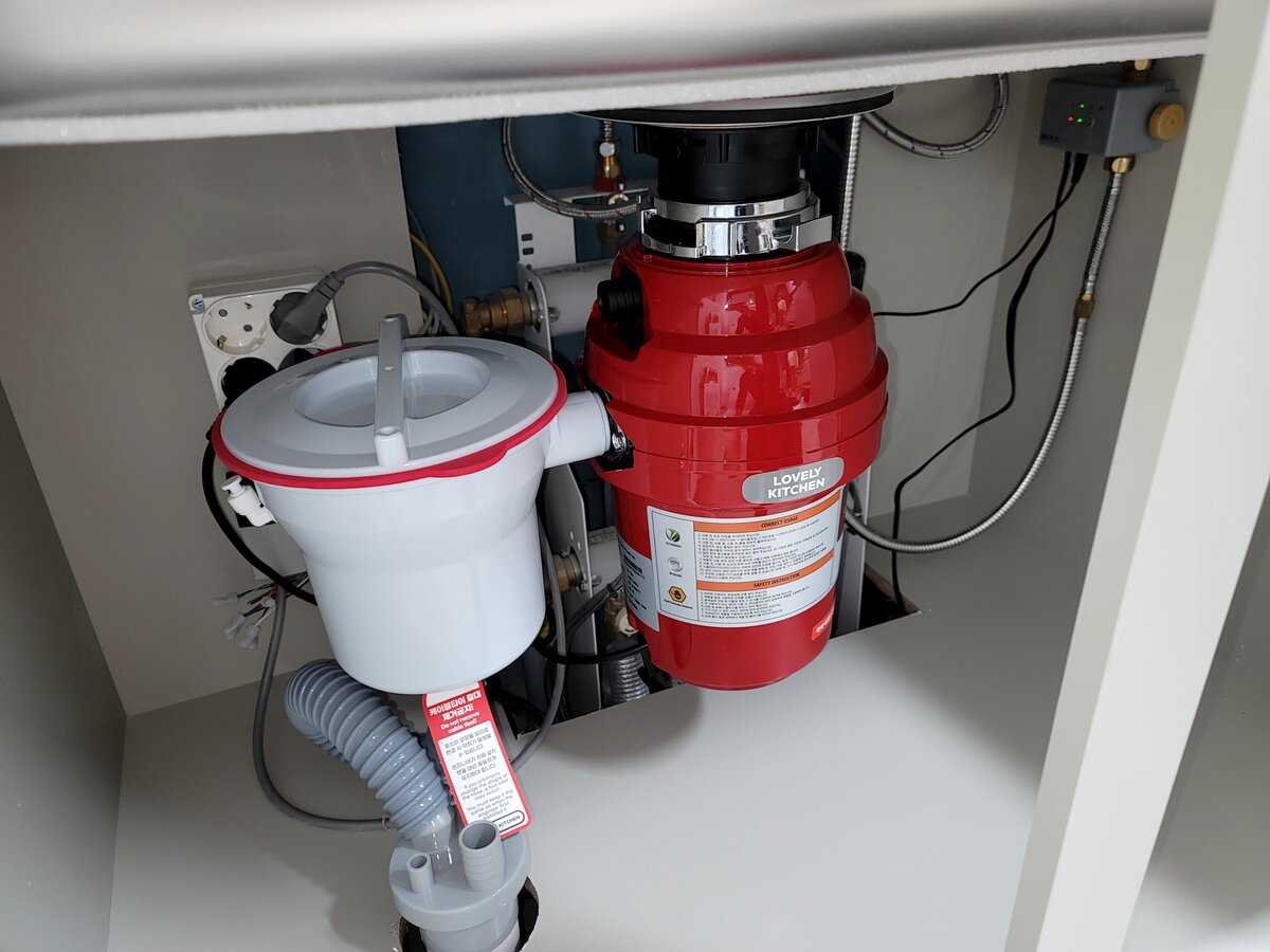 음식물처리기 시공 사진