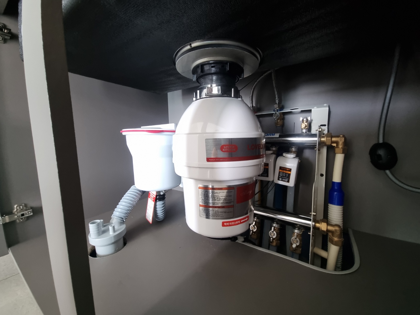음식물처리기 시공 사진