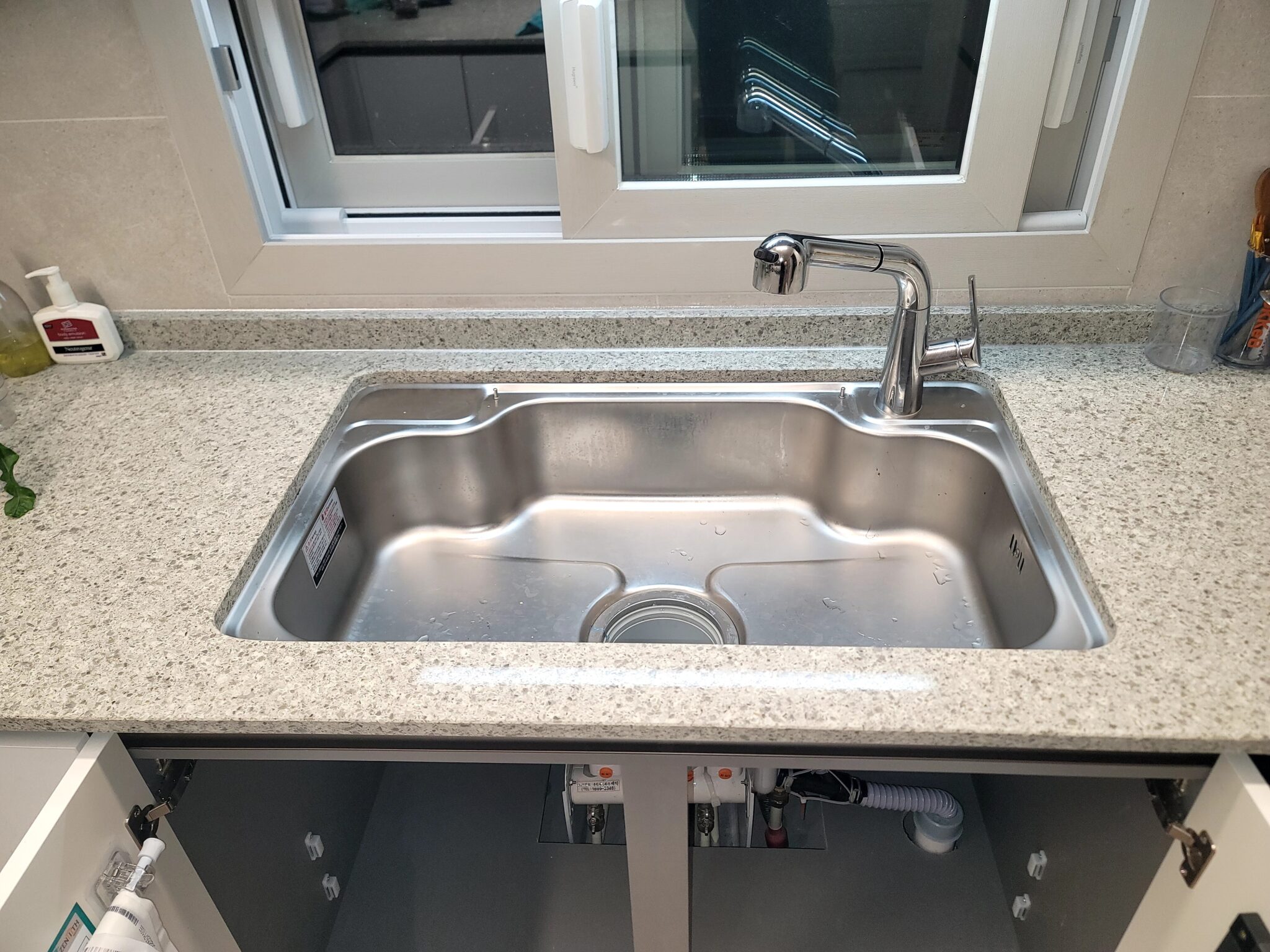 아콴테 싱크볼 시공 사진